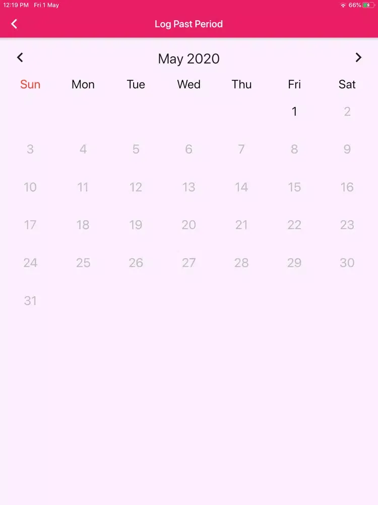 Captures d'écran de Flow Period Tracker iPad 