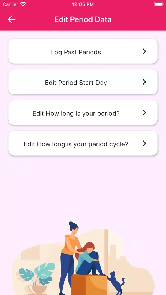 Captures d'écran de Flow Period Tracker