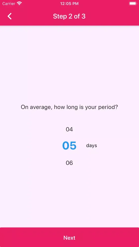 Captures d'écran de Flow Period Tracker