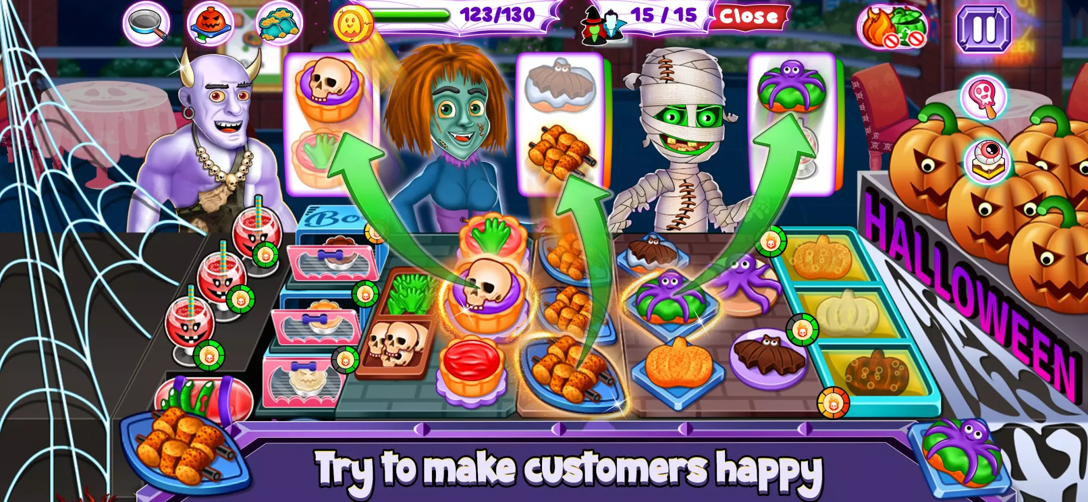 Halloween Cooking Party Screenshots