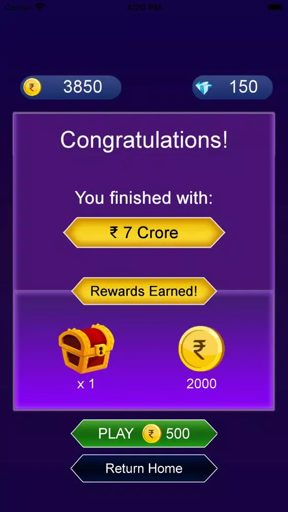 Screenshot di KBC Crorepati Quiz 2020
