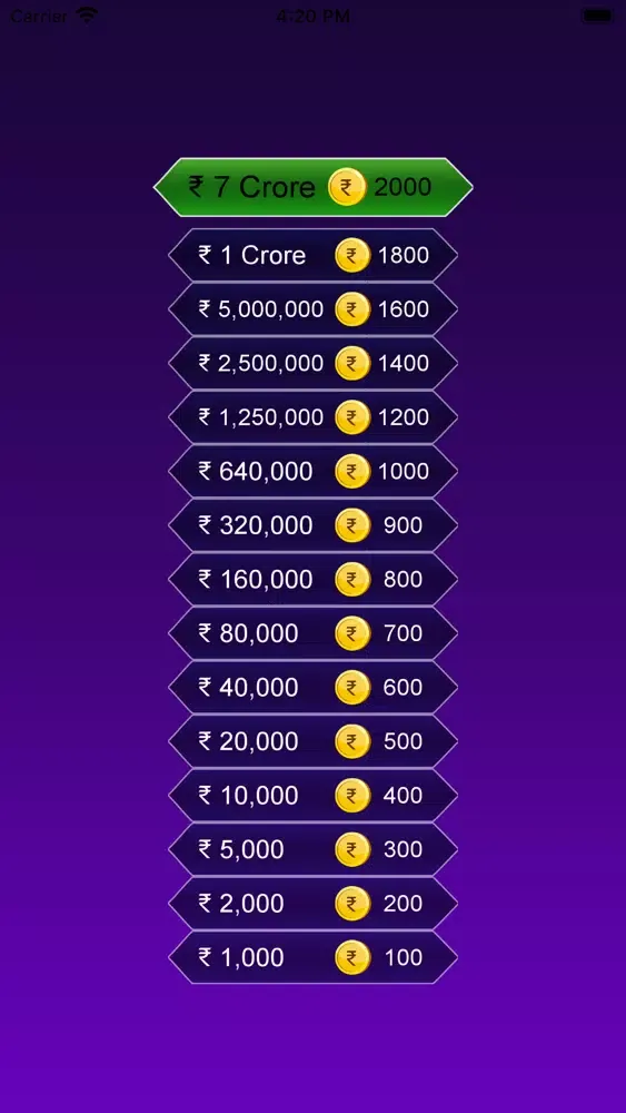 Screenshot di KBC Crorepati Quiz 2020