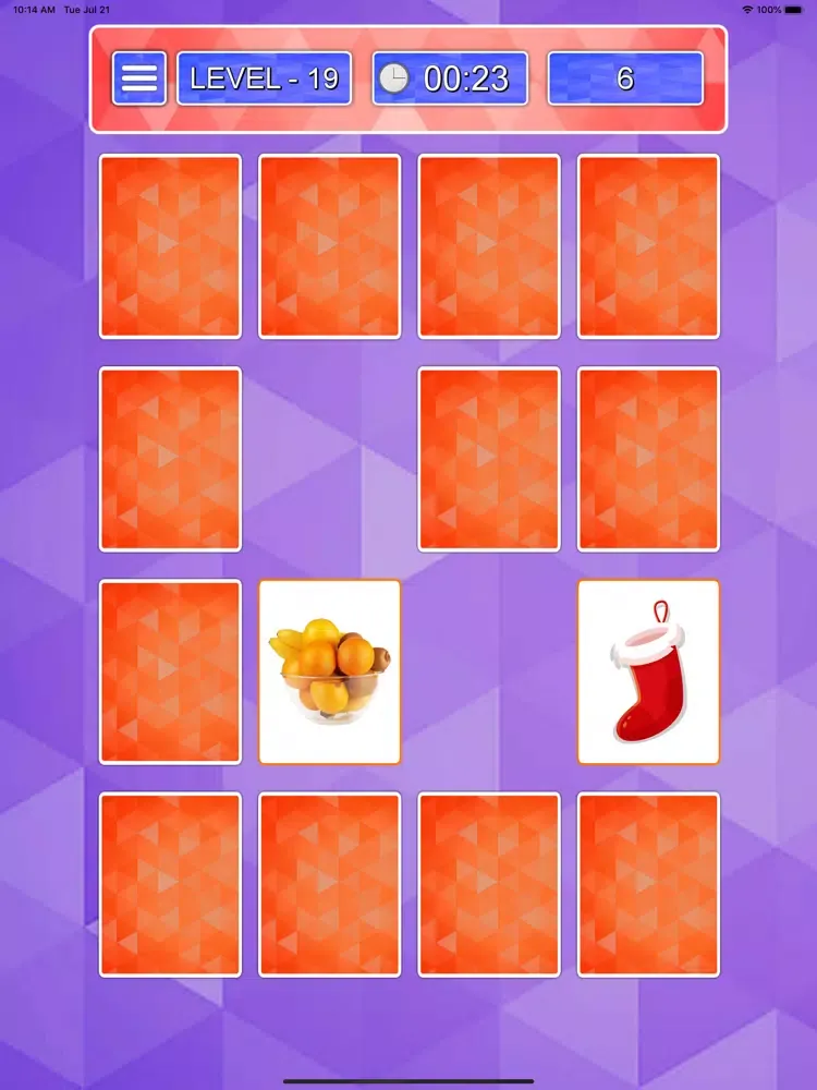 Picture Match Brain Game iPad  Screenshots
