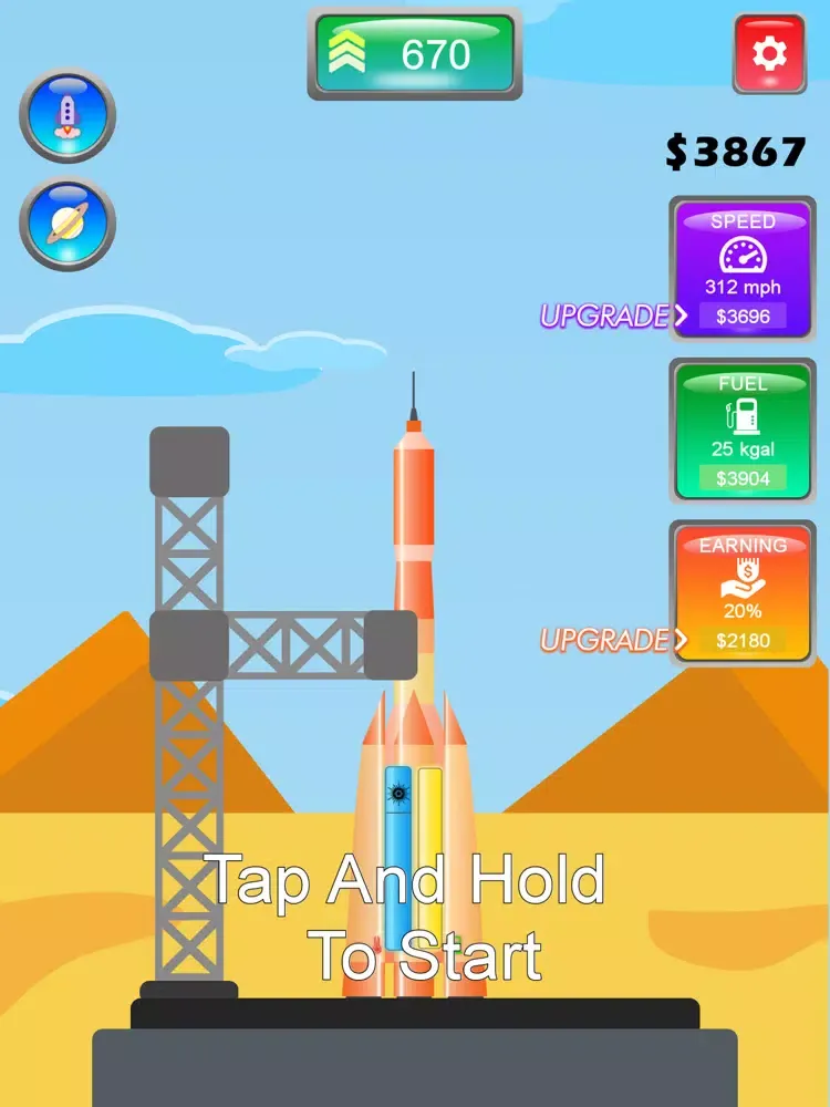 تصاویر Space Rocket Game iPad 