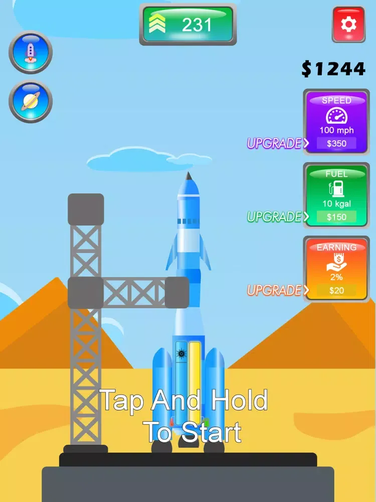 تصاویر Space Rocket Game iPad 