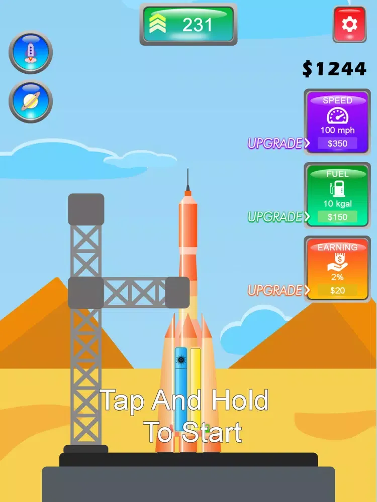 تصاویر Space Rocket Game iPad 