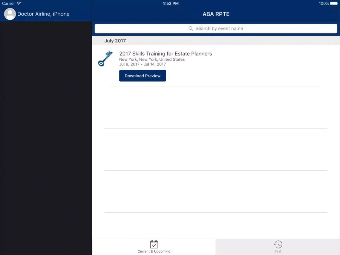 ABA Section of RPTE iPad  Ekran Görüntüleri