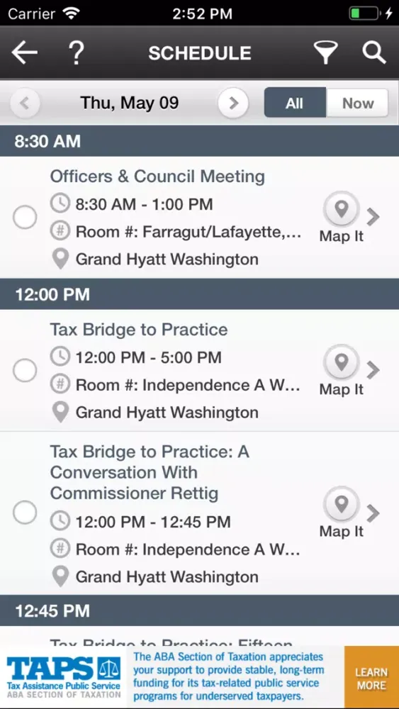 ABA Tax Events应用截图
