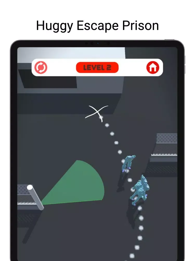 Huggy Prison Escape iPad  스크린샷