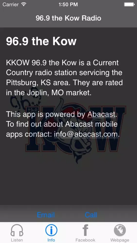 96.9 the Kow سکرین شاٹس