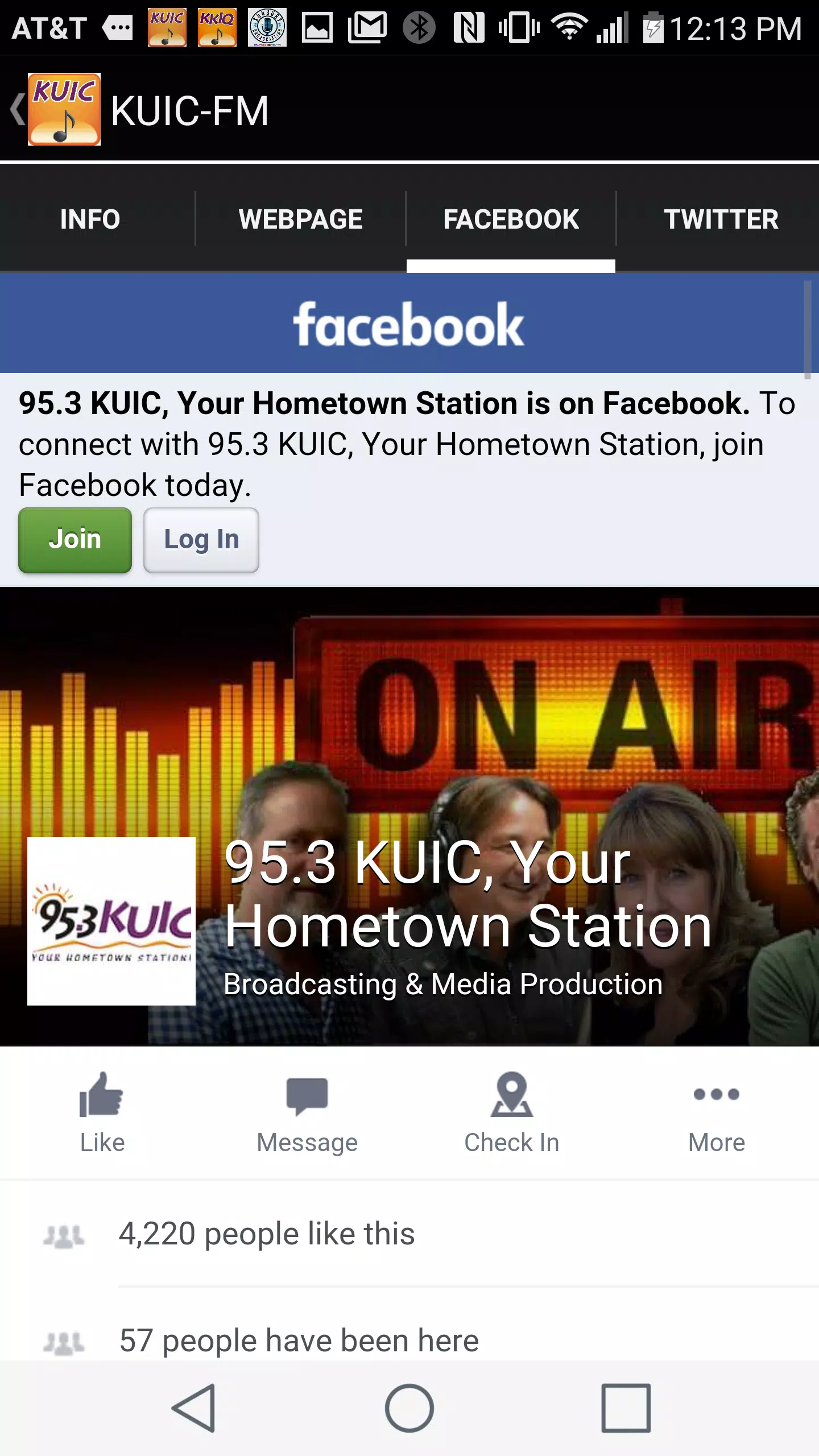 KUIC Mobile Music Screenshots