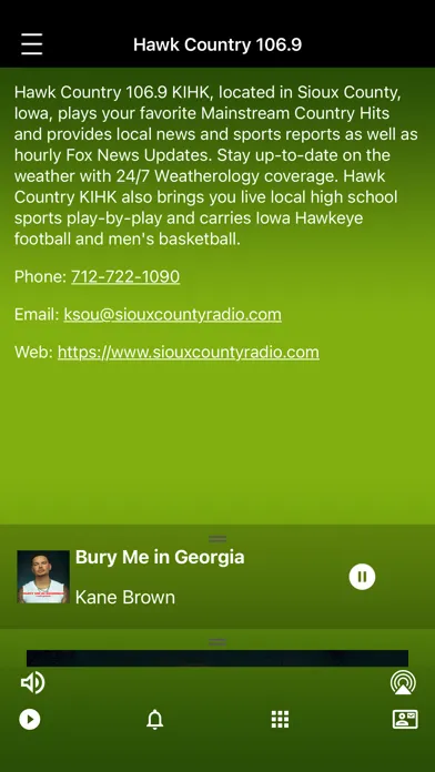 Sioux County Radio Screenshots
