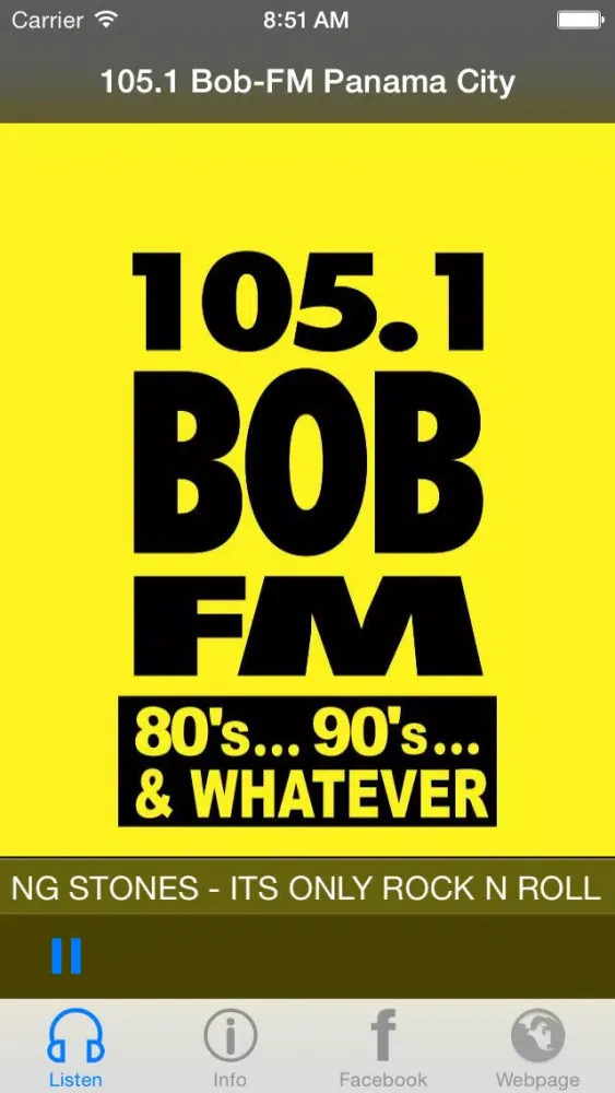 105.1 Bob-FM Panama City سکرین شاٹس