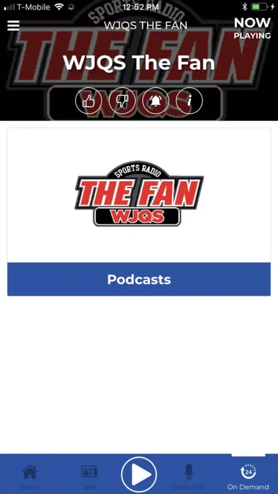 The Fan WJQS Screenshots