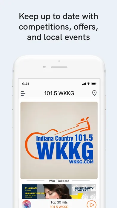 101.5 WKKG 스크린샷