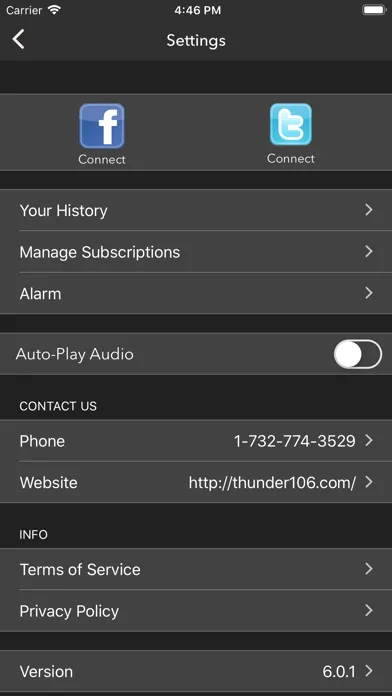 Thunder 106 سکرین شاٹس