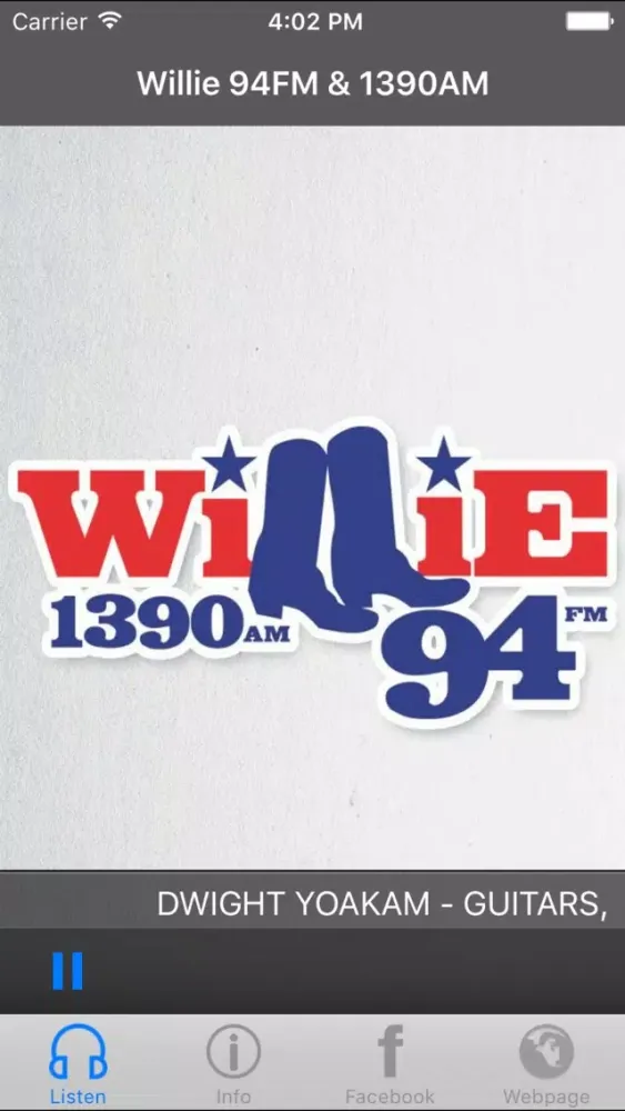 Willie 94FM & 1390AM Ekran Görüntüleri
