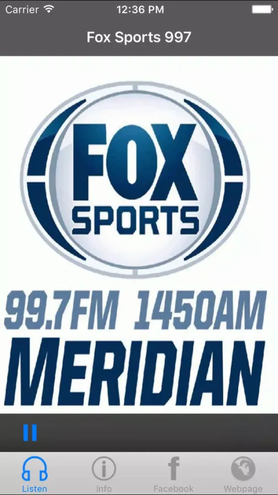 Captures d'écran de Fox Sports 99.7/1450AM