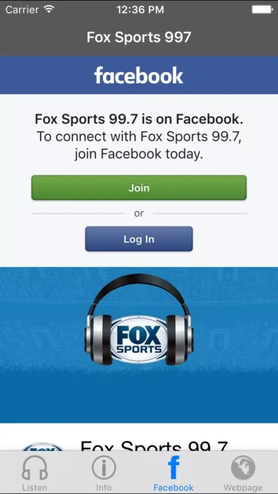 Captures d'écran de Fox Sports 99.7/1450AM