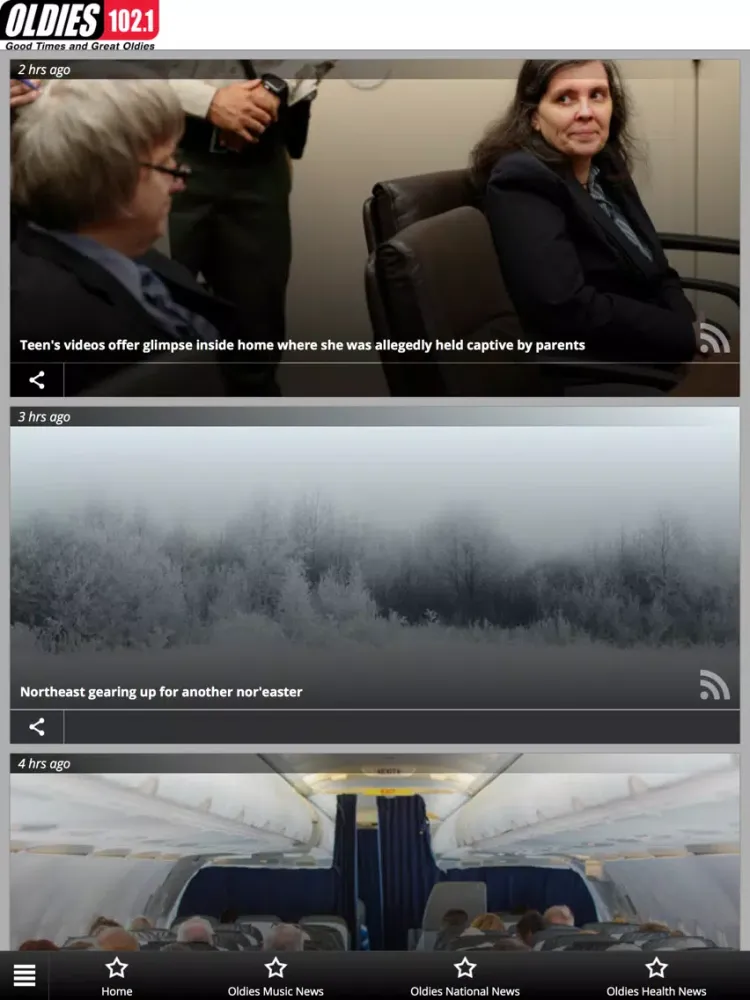 Anchorage Oldies 102.1 FM iPad  Ekran Görüntüleri