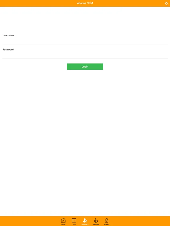 Screenshot di Abacus CRM iPad 