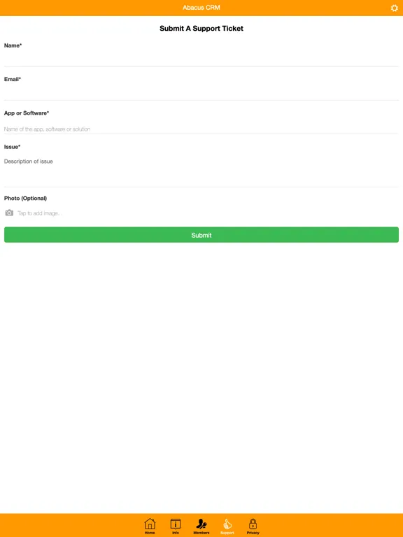 Screenshot di Abacus CRM iPad 