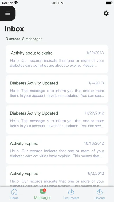 Tangkapan layar Good Health Gateway Diabetes