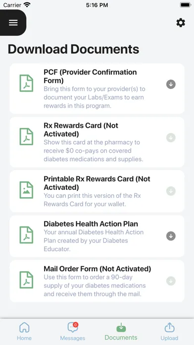 Tangkapan layar Good Health Gateway Diabetes