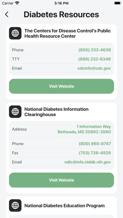 Tangkapan layar Good Health Gateway Diabetes