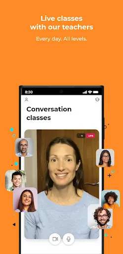 Tangkapan skrin ABA English - Learn English