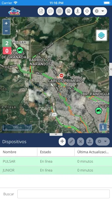 Capturas de pantalla de Abagta Rastreo