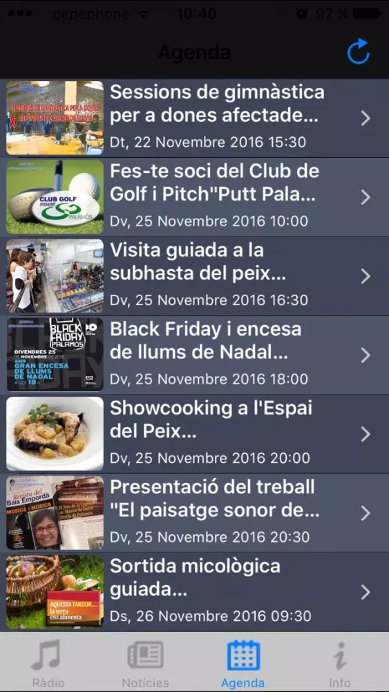 Ràdio Palamós App Screenshots