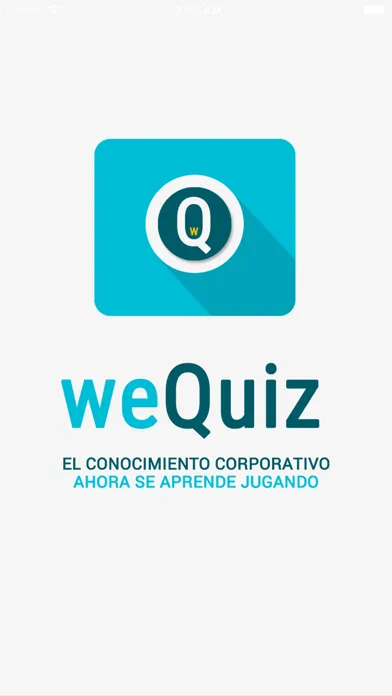 Tangkapan skrin weQuiz