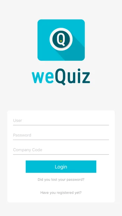 Tangkapan skrin weQuiz