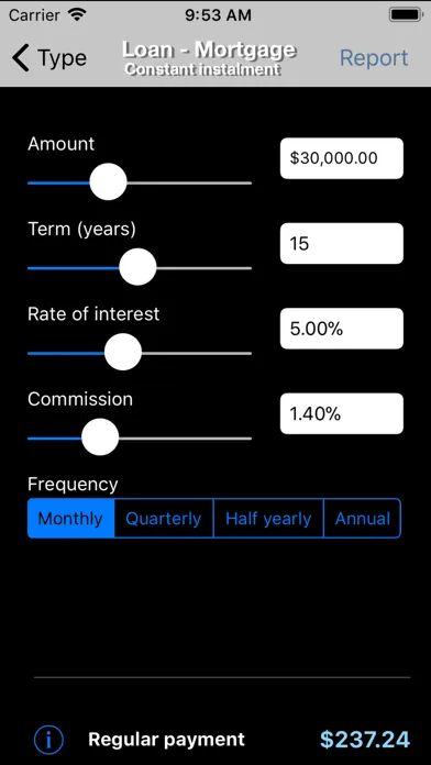 Abanfin Financial Tools Screenshots