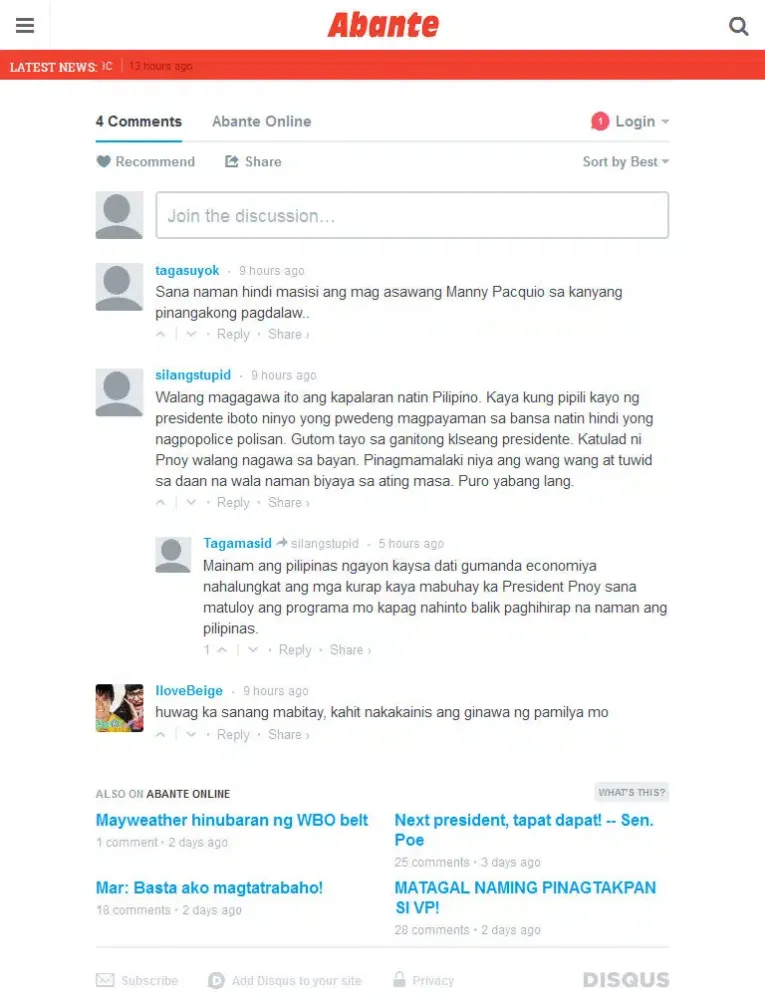 Screenshot di Abante iPad 