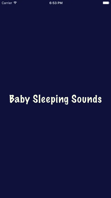Capturas de tela do Baby Sleeping Sounds