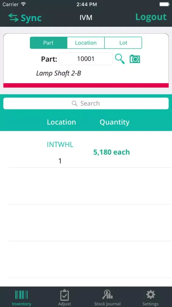 abas ERP Inventory Management Screenshots