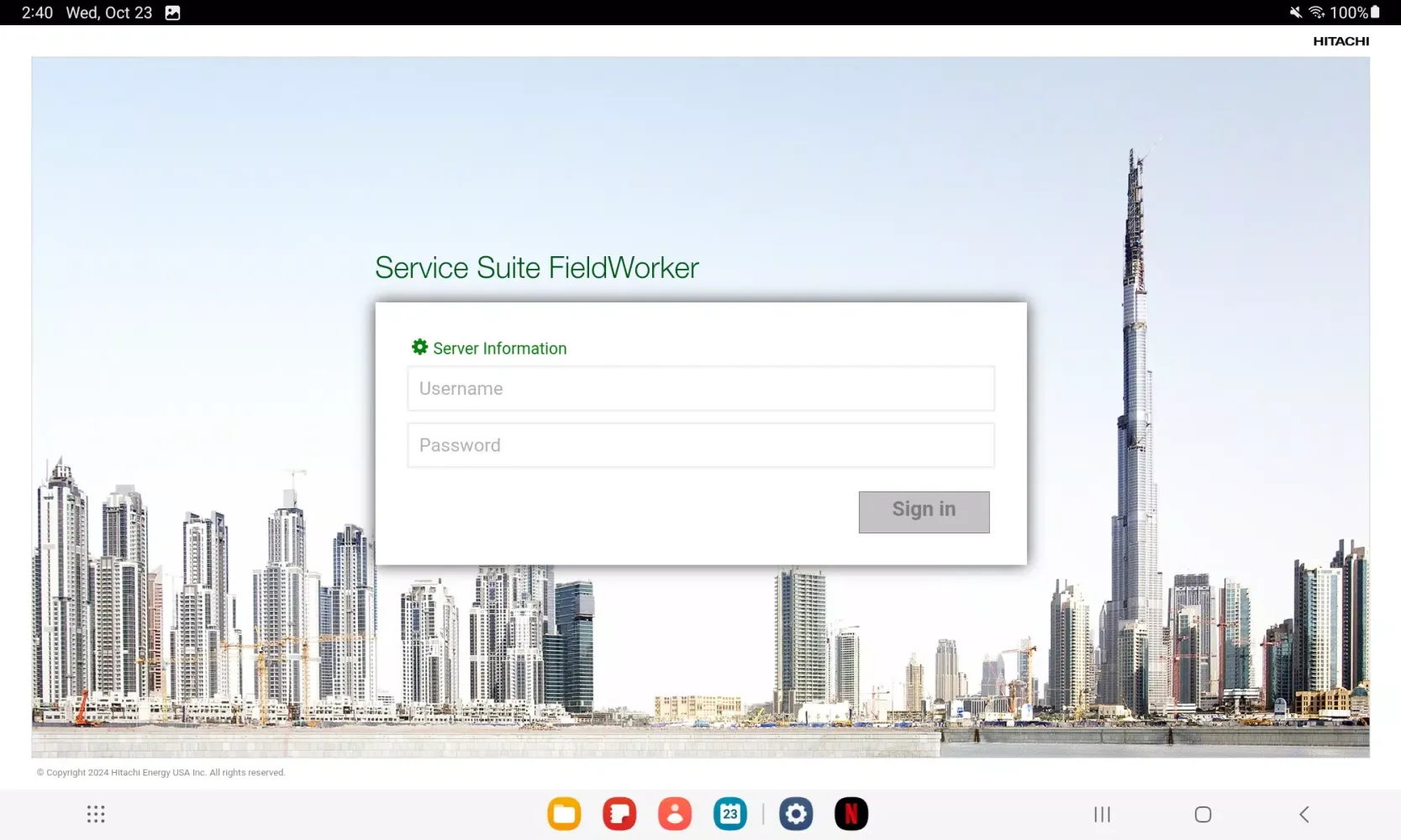 Capturas de pantalla de Service Suite FieldWorker