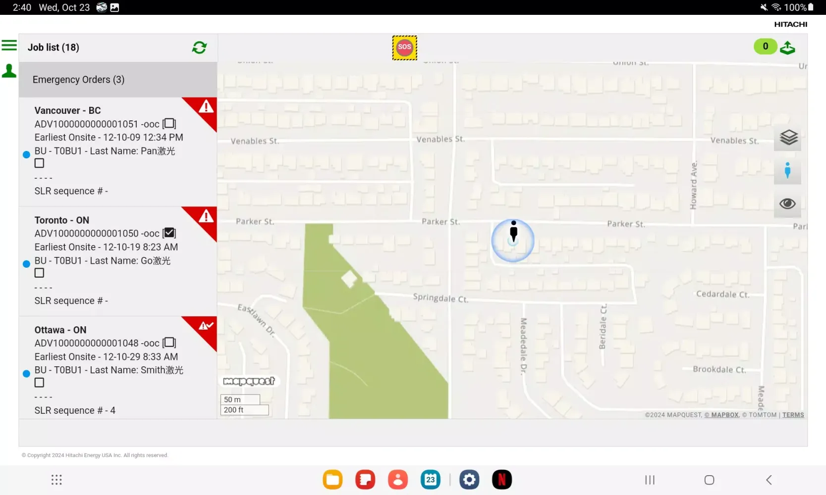 Capturas de pantalla de Service Suite FieldWorker