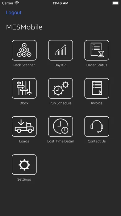 Tangkapan layar MESMobile Suite