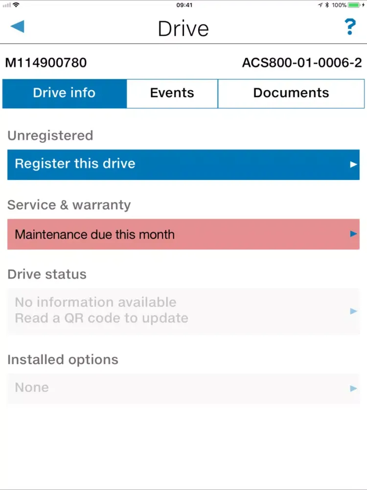 Capturas de tela do Drivebase iPad 