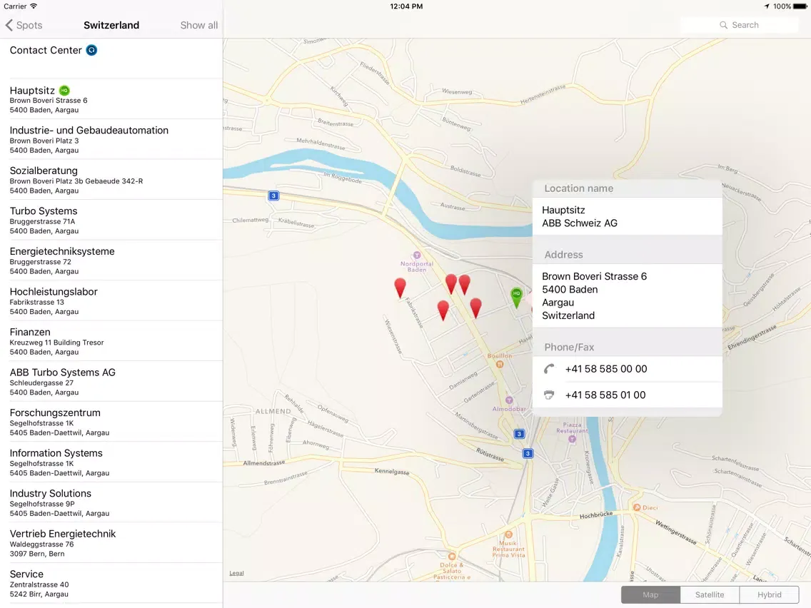 ABB Spots iPad  Ekran Görüntüleri