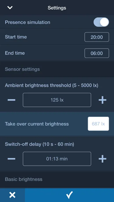 Tangkapan layar ABB Watchdog Remote Control