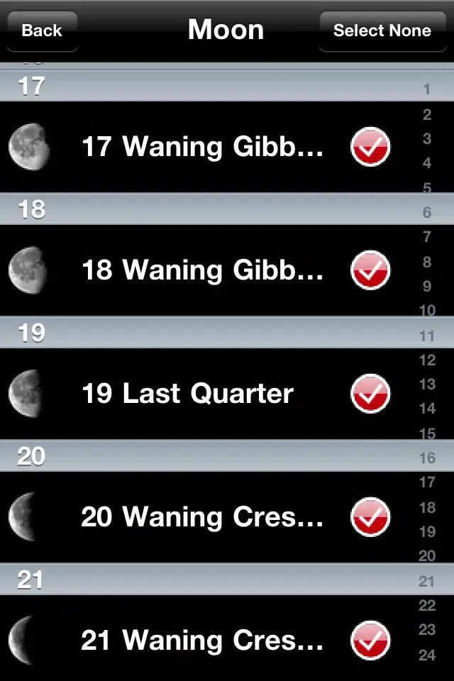 MoonCalc應用截圖