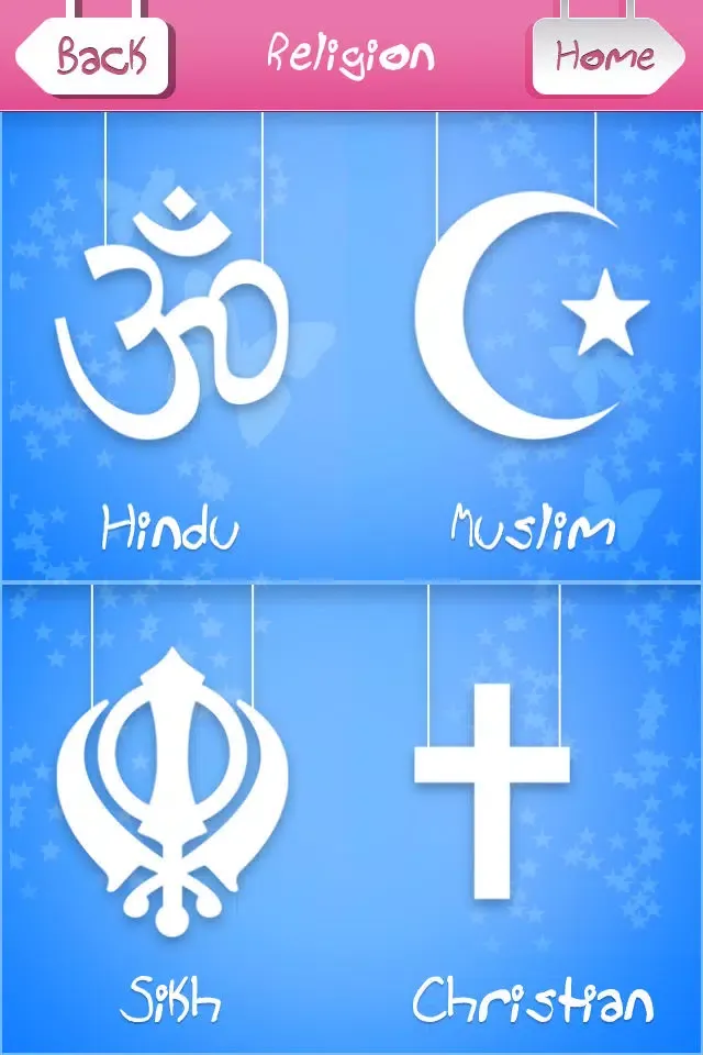 Zrzuty ekranu Indian - Baby Names