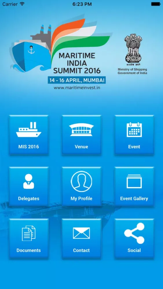 Ảnh chụp màn hình của MARITIME INDIA SUMMIT