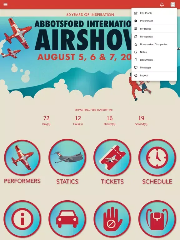 Abbotsford Airshow iPad  Screenshots