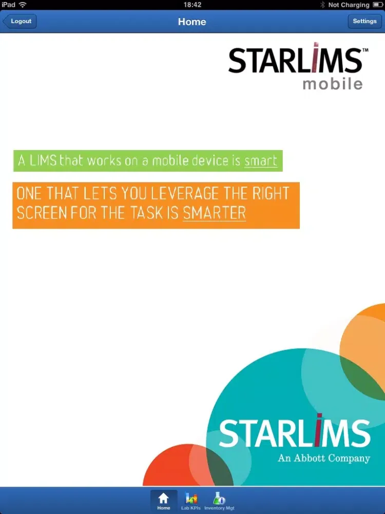 Capturas de pantalla de STARLIMS iPad 