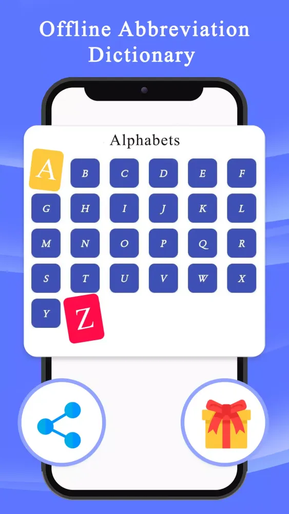 A-Z Abbrevation Dictionary Screenshots